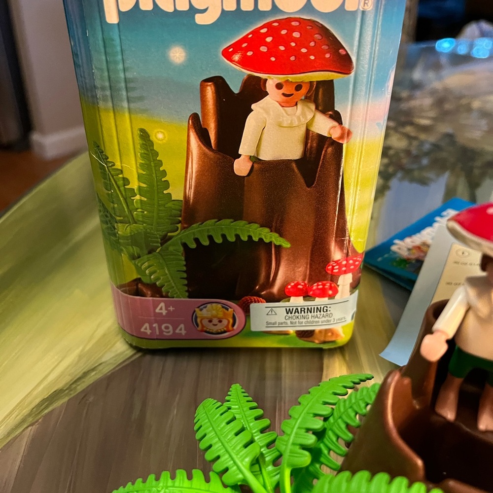 Playmobil 4194 Woodland Forest Mushroom Set Fairies